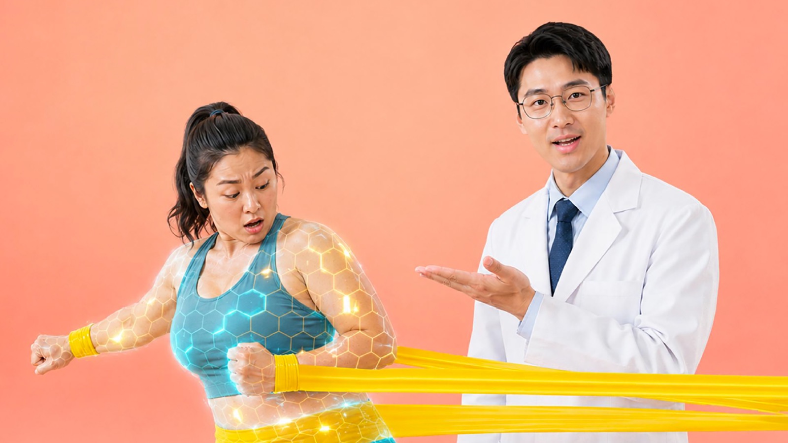 影片畫面：醫師說明身體對減重的生理抗阻